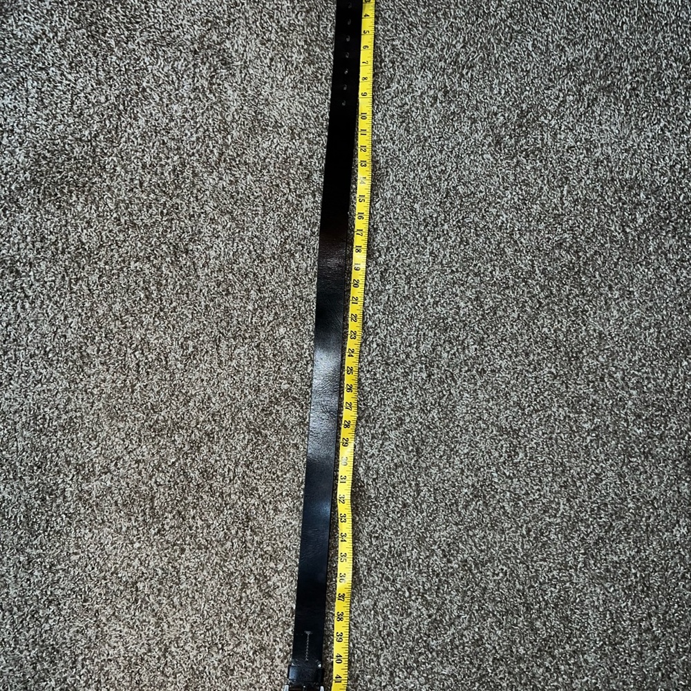Guatemala 34-36 Vintage OG Genuine Leather Brown Black Belt